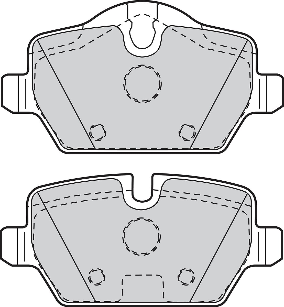 Jogo de 4 pastilhas de travão VALEO ref. 302051